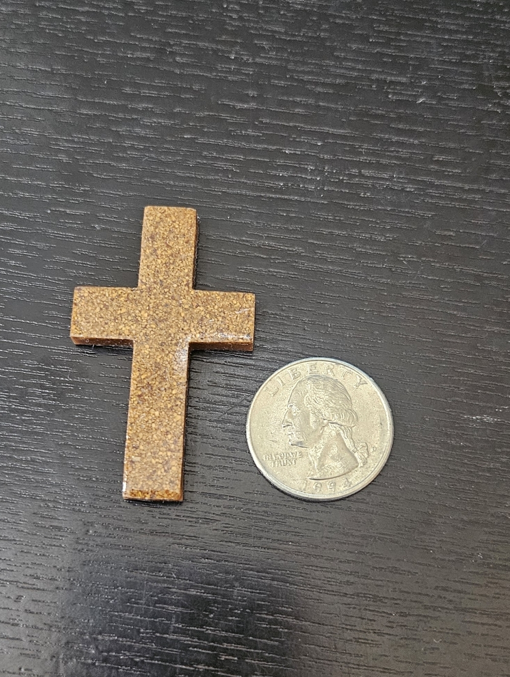 Constituted Script Stone Cross - Picture 4 of 4